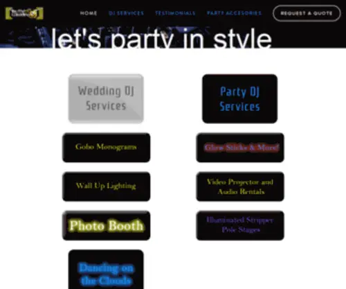 Bemyweddingdj.com(Be My Wedding DJ) Screenshot