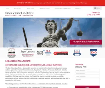 Ben-Cohen.com(Los Angeles Tax Lawyer) Screenshot