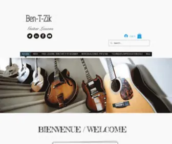 Ben-T-Zik-Guitar-Lessons.com(Videos partitions&Cours De Guitare) Screenshot