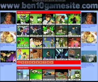 Ben10Gamesite.com(Ben 10 games) Screenshot