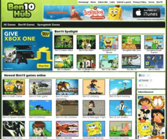 Ben10Hub.com(Ben10 Games Online) Screenshot