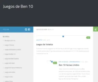 Ben10Juegos.org(Juegos de Ben 10) Screenshot