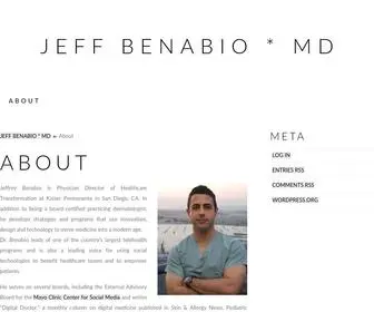 Benabio.com(Jeffrey Benabio) Screenshot