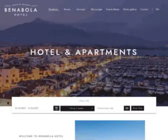 Benabola.com(Benabola Hotel & Apartments Puerto Banus) Screenshot