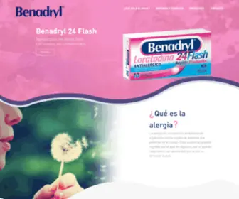 Benadryl.com.ar(Laboratorio ELEA Phoenix S.A) Screenshot