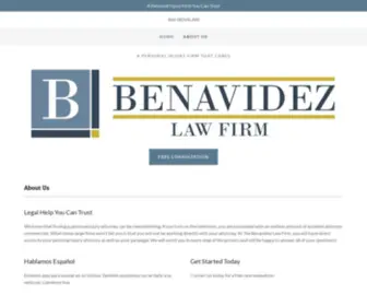 Benalaw.com(Personal Injury Attorney) Screenshot