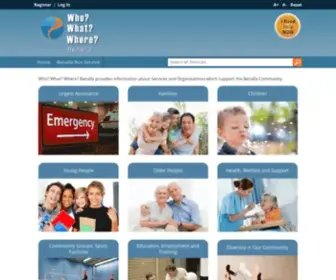Benallaservices.com.au(Who What Where Benalla) Screenshot