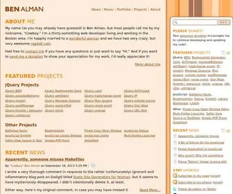 Benalman.com(Ben Alman) Screenshot