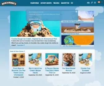 Benandjerrys.ca(Ben & Jerry’s) Screenshot