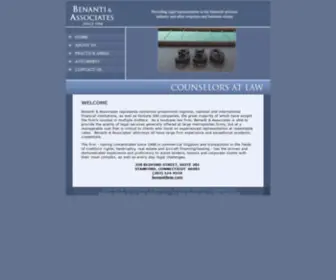 Benantilaw.com(Benanti & Associates) Screenshot