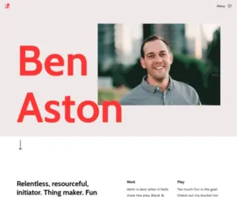 Benaston.com(Ben Aston) Screenshot