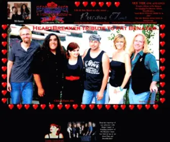 Benatartributeband.com(HeartBreaker, The Original Pat Benatar Tribute...L.A) Screenshot