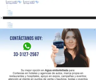 Benati.com.mx(Bebidas) Screenshot