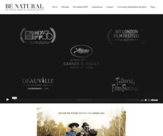 Benaturalthemovie.com(Be Natural) Screenshot