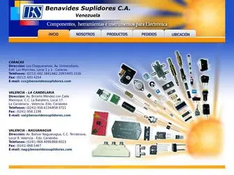 Benavidessuplidores.com(Benavides Suplidores) Screenshot