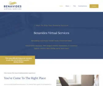 Benavidesvirtualservices.com(Benavides Virtual Services) Screenshot