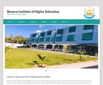 Benawa.edu.af(Benawa Institute of Higher Education) Screenshot