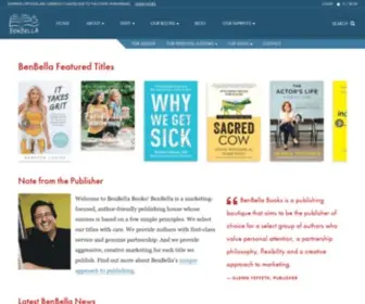 Benbellabooks.com(BenBella Books) Screenshot