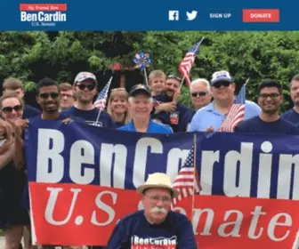 Bencardin.com(Ben Cardin for Senate) Screenshot