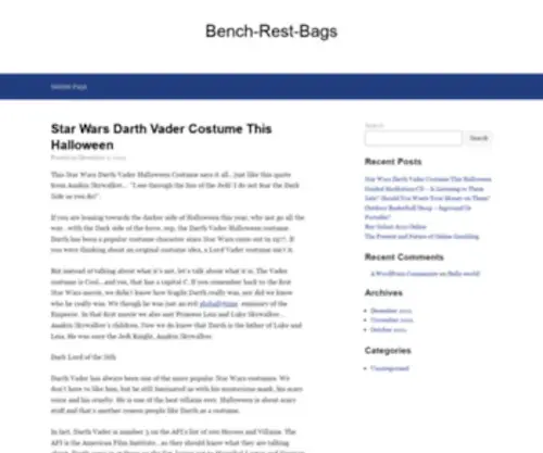 Bench-Rest-Bags.com(Bench Rest Bags) Screenshot