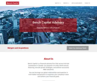 Benchcapital.ca(Bench Capital Advisory) Screenshot