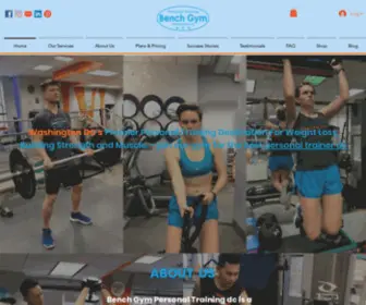 Benchgym.com(Personal Trainer DC) Screenshot