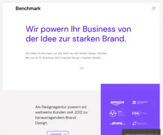 Benchmark-Design.de(Corporate Design Agentur in München) Screenshot