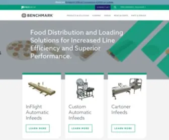 Benchmarkautomation.net(Food Packaging Equipment &amp; Food Automation Machinery) Screenshot