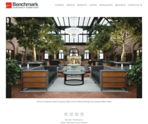 Benchmarkdesigngroup.com(Contract Outdoor Furniture) Screenshot
