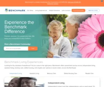 Benchmarkseniorliving.com(Benchmark Senior Living) Screenshot