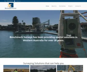 Benchmarksurveys.com.au(Surveying Solutions) Screenshot