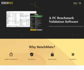 Benchmate.org(A Benchmark Verification Software) Screenshot