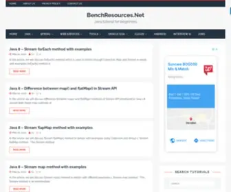Benchresources.net(Java tutorial for beginners) Screenshot