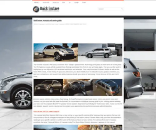 Benclave.com(Buick Enclave owners & service manuals) Screenshot