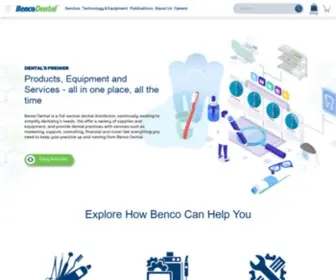 Benco.com(Benco Dental) Screenshot