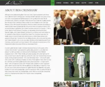 Bencrenshaw.com(Ben Crenshaw) Screenshot