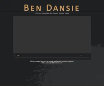 Bendansie.com(Ben Dansie) Screenshot