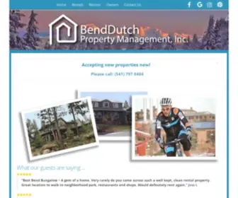 Benddutchpropertymanagement.com(Bend Dutch Rentals) Screenshot