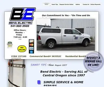 Bendelectricinc.com(Bend Electric) Screenshot