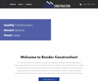 Bender-Construction.com(Bender Construction) Screenshot