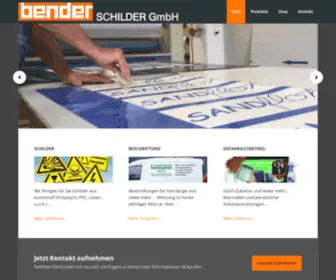 Bender-Schilder.de(Schutzausrüstungen) Screenshot