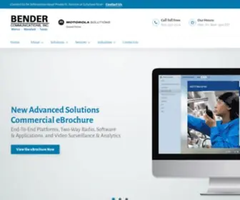Bendercomm.com(Bender Communications) Screenshot