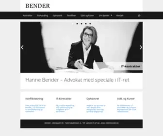 Bender.dk(Hanne Bender) Screenshot