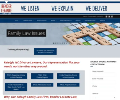 Benderlaw.com(Bender Law Offices) Screenshot