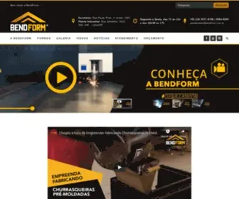 Bendform.com.br(A Força da Excelência em Formas para Churrasqueiras Pré) Screenshot