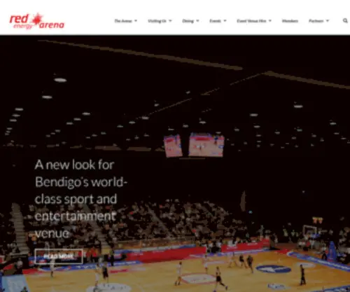 Bendigostadium.com.au(Bendigo Stadium) Screenshot