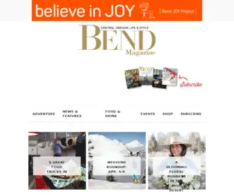 Bendmagazine.com(Bend Magazine) Screenshot
