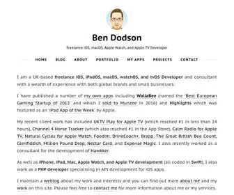 Bendodson.com(Freelance App Developer for iPhone) Screenshot