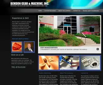 Bendongear.com(Bendon Gear and Machine) Screenshot