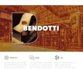 Bendotti.it(Forni Industriali Bendotti) Screenshot